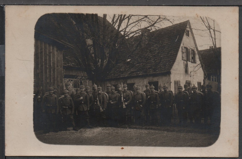 ✔️ GERMANY REICH WWI SOLDIERS EXCELLENT RARE AGED MILITARY PHOTO POSTCARD