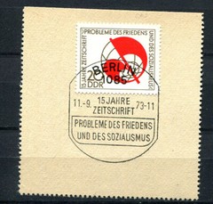 Germany – DDR : Review anniversary stamp from 1973 – first day cancel