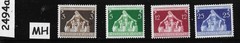 MH Stamp set Sc 473-476 Mother and Children 1936 Third Reich Germany #2494a