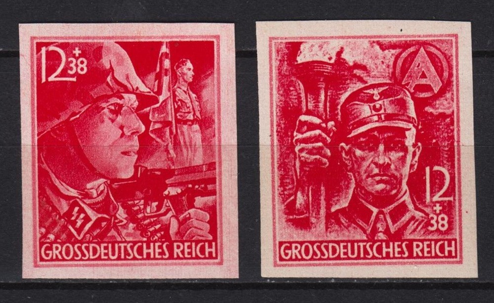 GERMANY REICH 1941. Mi.# 909U/910U IMPERFORATE SET MINT NEVER HINGED