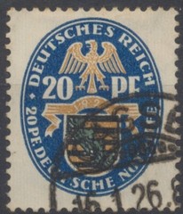 Germany Stamps 1925 Arms of Prussia Welfare Fund Used + mint SG389/391 CV £29.25