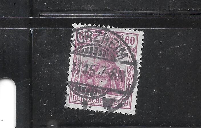 GERMANY GERMAN SC#89 1905 60 PF GERMANIA DEFIN VF OLD CLASSIC USED STAMP