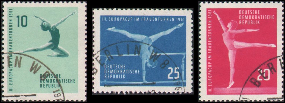 German Democratic Republic #555-557 Used