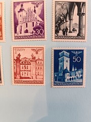 German stamps general gouvernement poland Mi. 40-51 postfrisch ,bauwerke