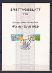 Bundesrepublik ETB 1127-8 Scott B598-9 Sports