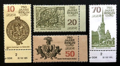 1986 DDR Germany Berlin 750th Annv. Sc. 2542-2545 MH