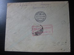 DEUTSCHES REICH 1923 very nice airmail cover w/ mixed franking!