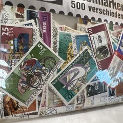 Elite Briefmarken Sortiment 500 verschiedene Deutschland East Germany DDR Used