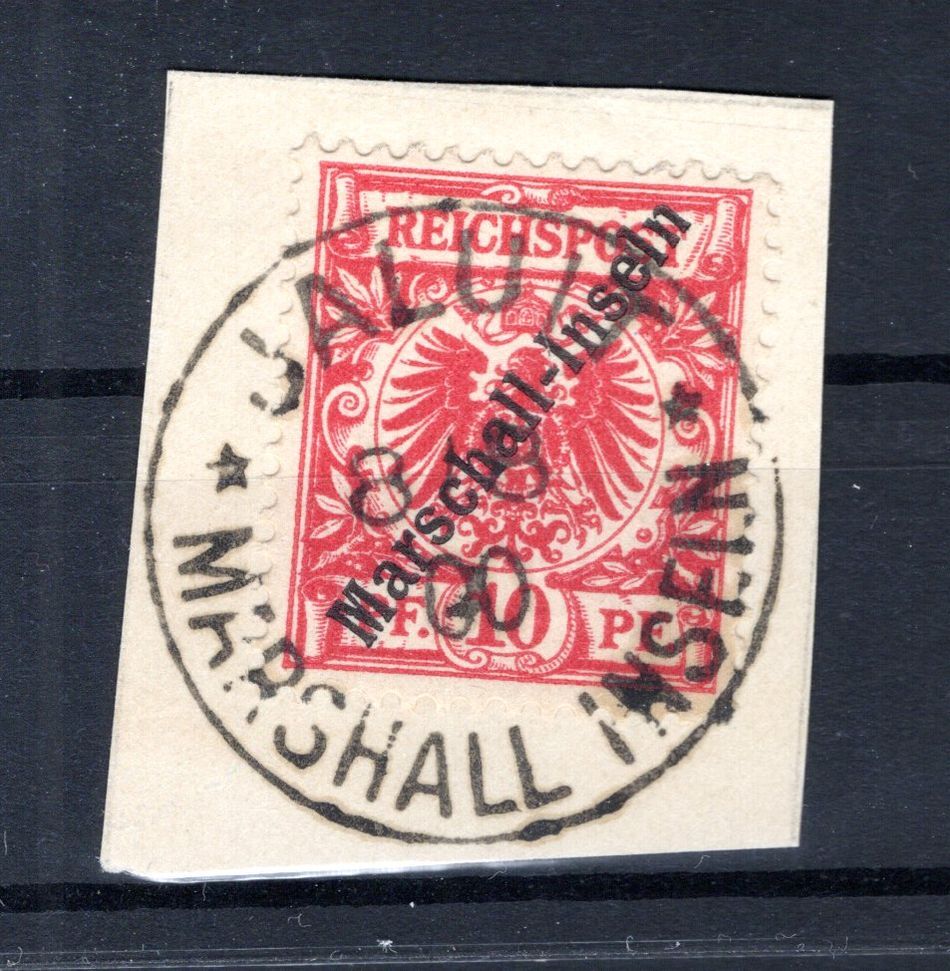 Marshall-I. 3I Stamp Sort II Gest. Luxury Letter Piece BPP 200EUR (CA5423)