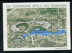 Germany Souvenir Sheet:1972 Olympic Souvenir Sheet; SC#B489; Special CTO