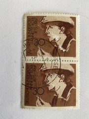 28 Germany stamps in 14 pairs~1951-2015~Accident prevention~flowers~water~Macke