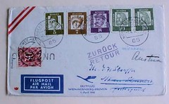 GERMAN AUSTRIA POSTAGE DUE TIED 1962