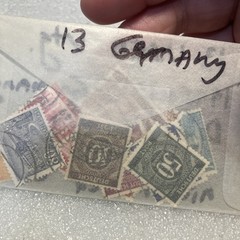 13 USED mixed varied Vtg. 1945-1955 Deutsche Post stamps; $1 Ships/A DEAL!