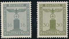 Stamp Selection Germany Official Selection WWII 3rd Reich Franchise MNG
