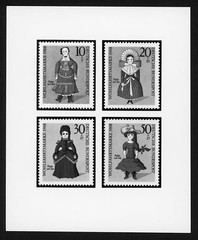 GERMANY ANKÜNDIGUNGSFOTO 1968 571/574 PUPPEN TOY DOLLS OFFICIAL PHOTO m1059