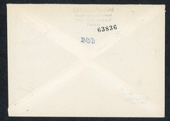 GDR Wermsdorf Sweden Norsborg Registered Express Cover 1977
