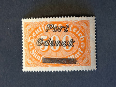 Germany WWI German Occ. (POLAND/GDANSK) 500 Mark MNH /s19 #526