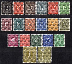 GERMANY USA BRITISCHE ZONE 1948 Sc.52II-68II-AIX-AII Cv.2000 € MNH SIGNED