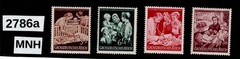 MNH Germany stamp set B253-256 1944 Mother & Children Winter relief WWII #2786a