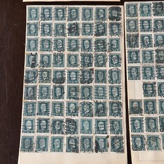 1924 GERMANY STAMPS #340 INVESTOR’S LOT ON PAGES, DR. HEINRICH VON STEPHAN