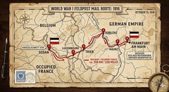 WWI 1916 German Feldpost Postcard SEDAN France – Kriegslazarett XVII Hospital Ca