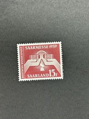 Germany Saar 1959 Complete Set (Mi 445-448) Mint LH