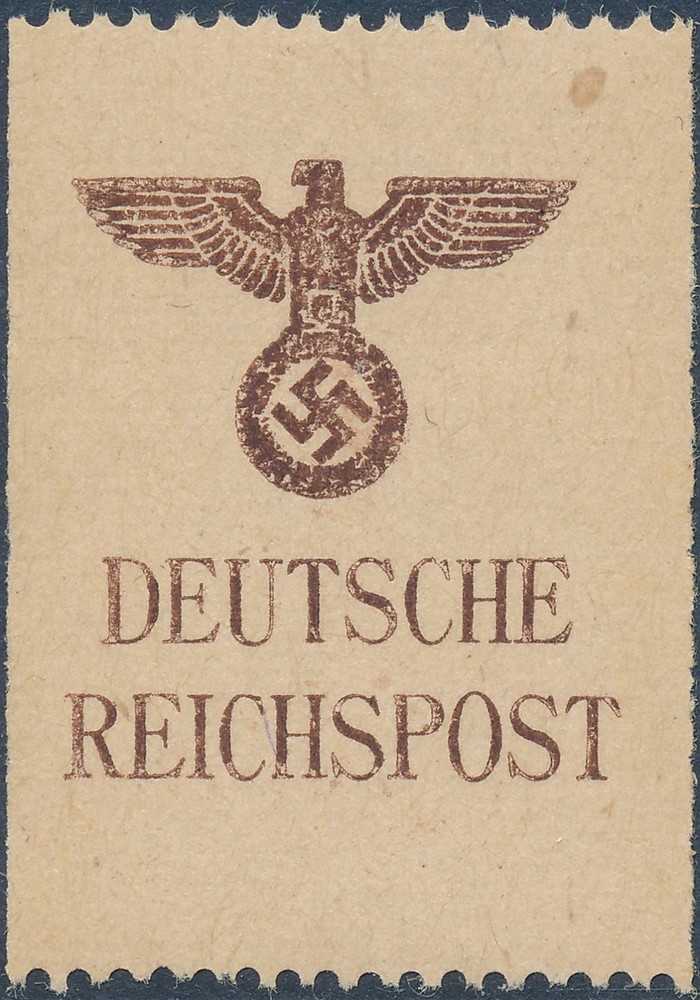 Stamp Germany Revenue WWII 3rd Reich Letter Seal Reichspost Label MNG