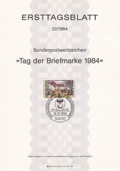 Bundesrepublik ETB 1229 Scott 1428 Stamp Day