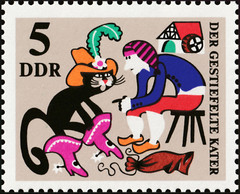 DDR #Mi1426 MNH 1968 Miller Youngest Son Gets Cat His Inheritance [1063 YT1122]