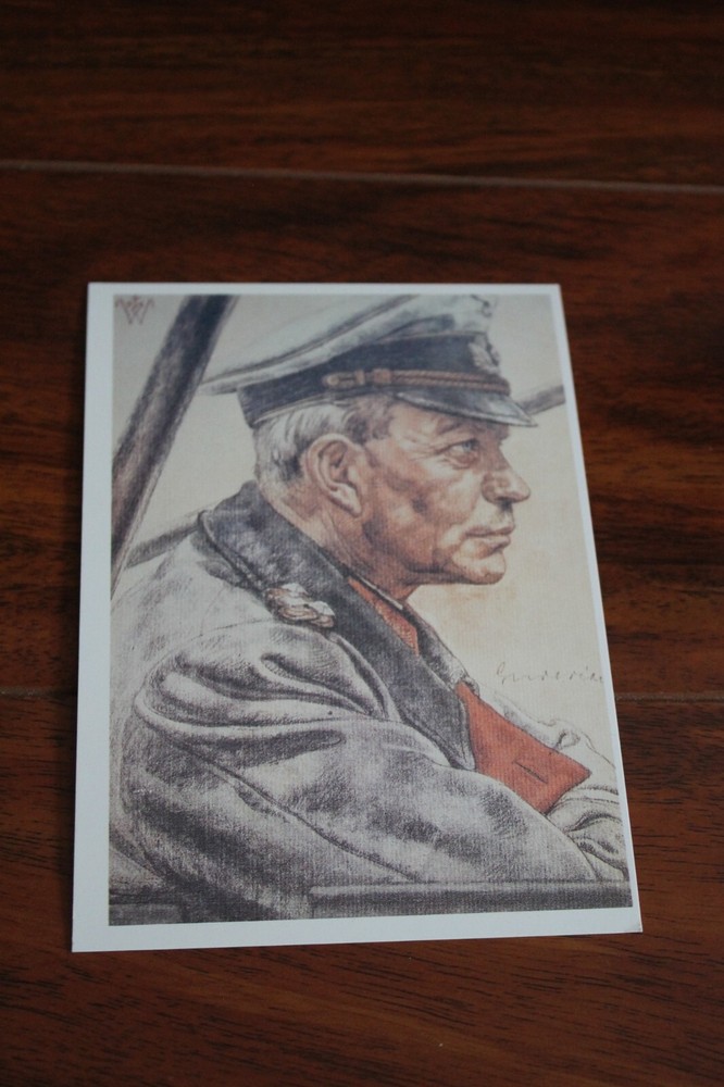 German General during WW2 post card