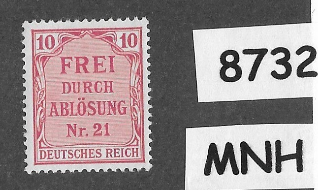 MNH Stamp Scott OL4 Prussia district German Empire 1903 Official PF10 #8732