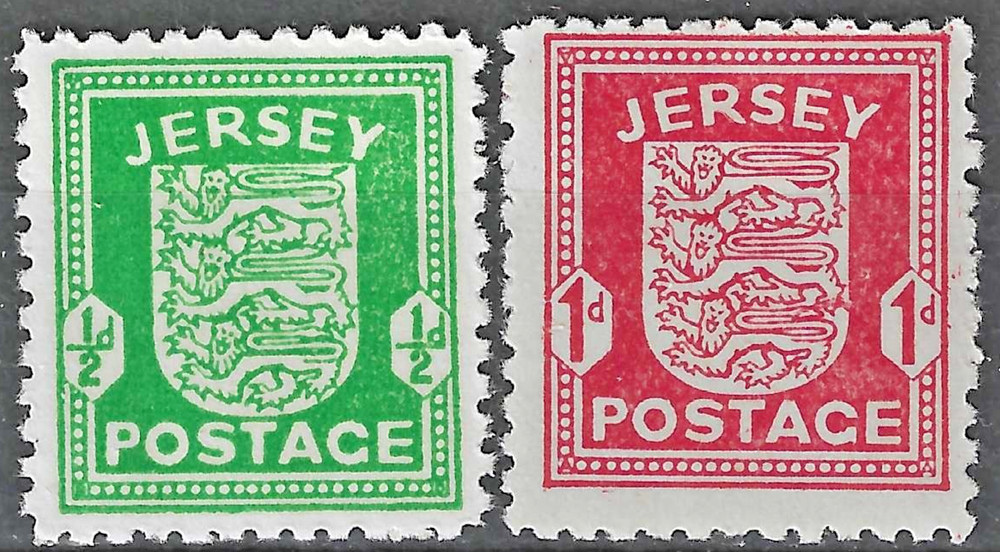 1941-44 Jersey German Occupation Stamps are MNH **