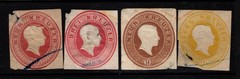 Baden 1850/60s 4 Cut Squares w/ Faults – S49853