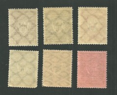 Germany Scott #212-217 Complete Set of MNH Mint Never Hinged Postage Stamps