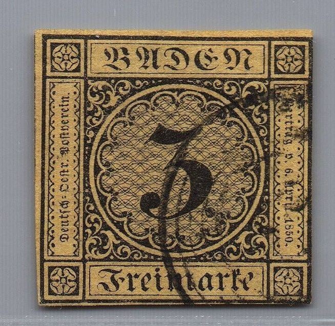 Baden Michel No. 2 stamped