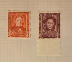Scott #B310-B313 MNH 1947 German Stamps (Winter Charity Issue) Set