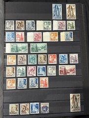 GERMANY DEUTSCHE REICH STAMP COLLECTION + STATE STAMP IN STOCKBOOK USED, MH, MNH