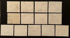 Travelstamps: Germany Stamps 1944 Scott #B257-B269 Hero’s Memorial Day Used