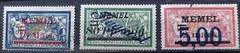 MEMEL 1920-1923 32 STAMPS + 2 BLOCKS OF 4 MNH-MH-USED with 1.50 Mk 1920, Mi# 11