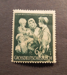 Scott#B254, 1944, 6 plus 4 pf. , Public Nurse Stamp, MHROG