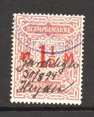 Prussia 1890s 1.5m Revenue Used – S60891