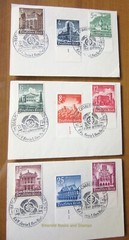EBS Germany 1940 Buildings – Bauwerke Michel 751-759 Sonderstempel (581