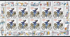 Postfrisch Stamp Day Issue Bund No. 1814 10 x, Germany Mini Sheet 1995 MNH 38€