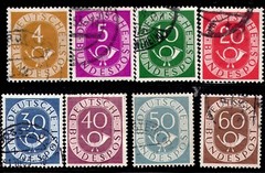 GERMANY POST & HORN ISSUES SCOTT 671-72 675 677 679-82 USED