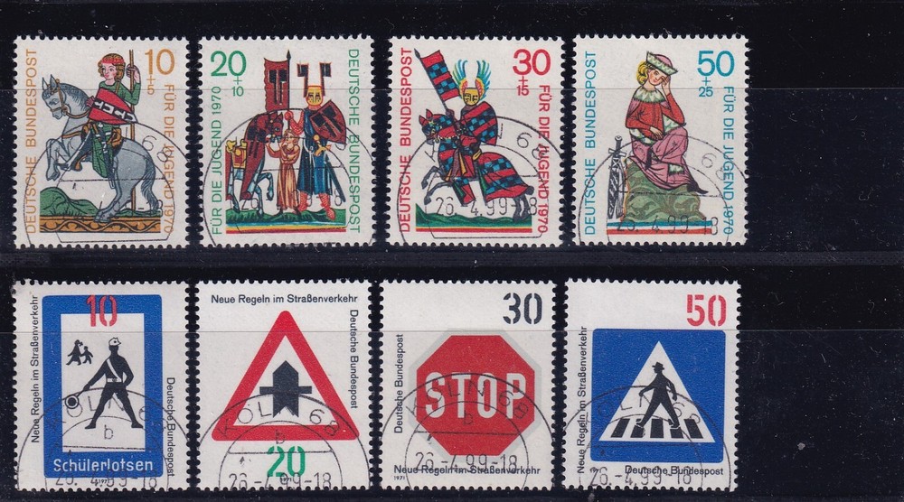 Bundesrepublik used 612-5 & 665-8