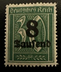 Germany 1923 8th m ON 30pf MNH Scott 241