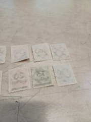 Lot Of 10 Antique Stamps 1920’s Germany, Stamps in the Hyperinflation Crisis