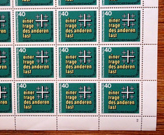 Ev. Kirchentag Berlin 548 sheet Pulito mint 1977 form number FN 2 MNH