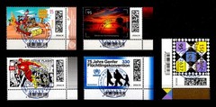 Germany Eckrand Single Stamps EAN Code Mi 3976–3979 Stamped Genuine 2026