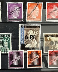 AUSTRIA – DEUTSCHES REICH WWII – 1945, Wiener Aushilfsausgabe, Overprint – USED